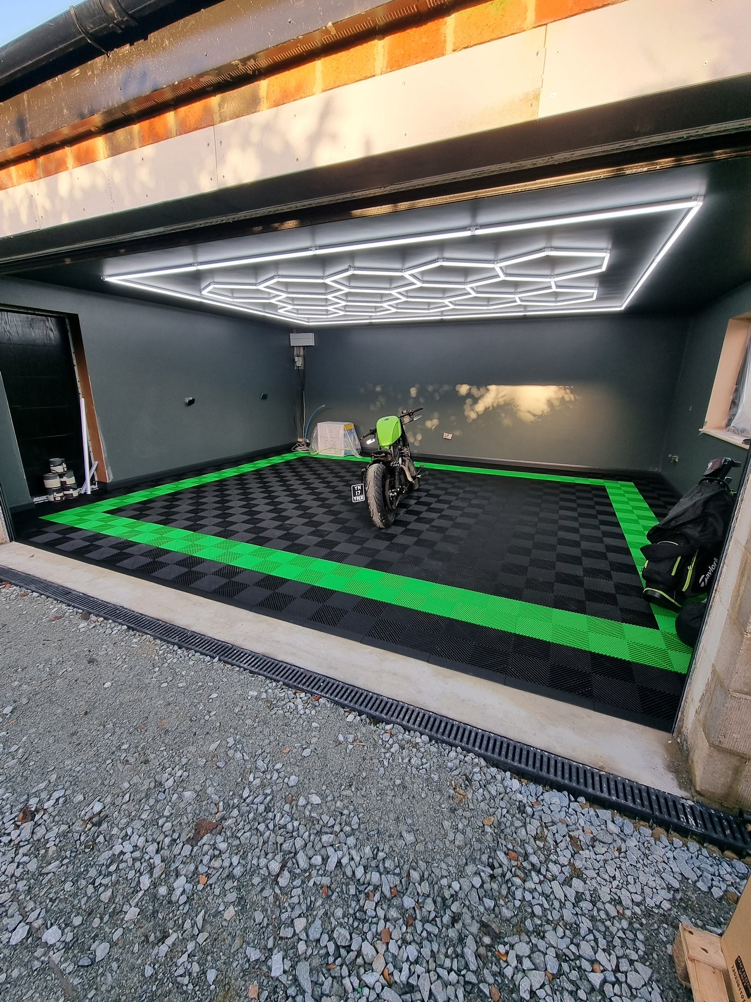 Vented Garage Tile Installation In Dartford, Kent