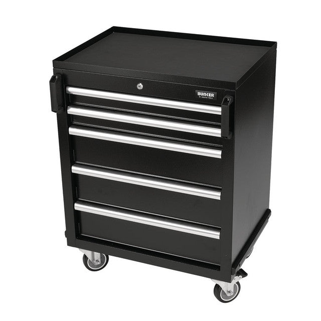 BUNKER® Modular Mobile Cabinet, 5 Drawer, 646mm