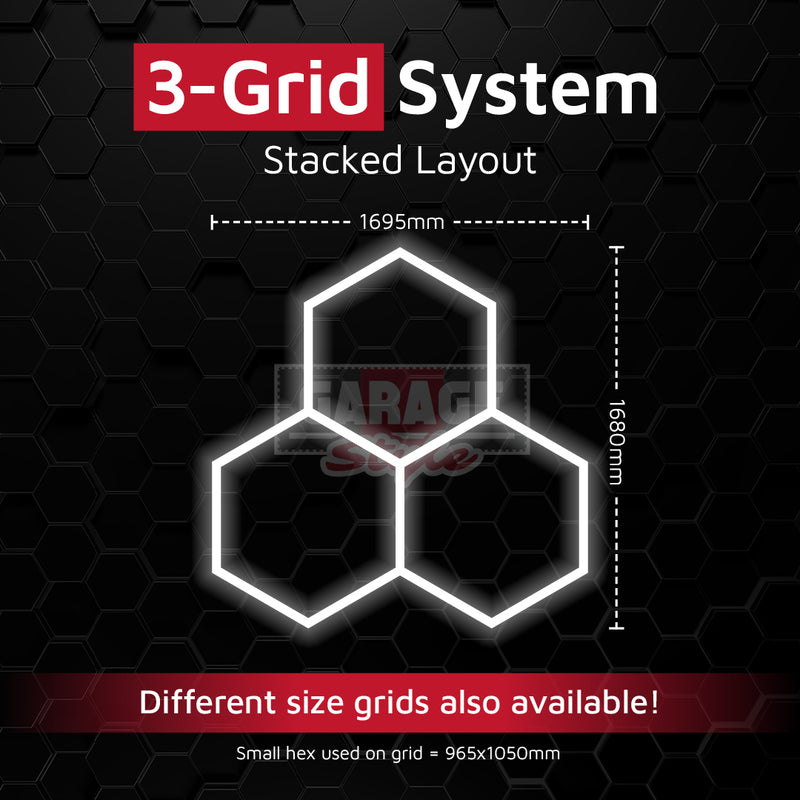 Hexagon Lighting 3 Grid Cluster System