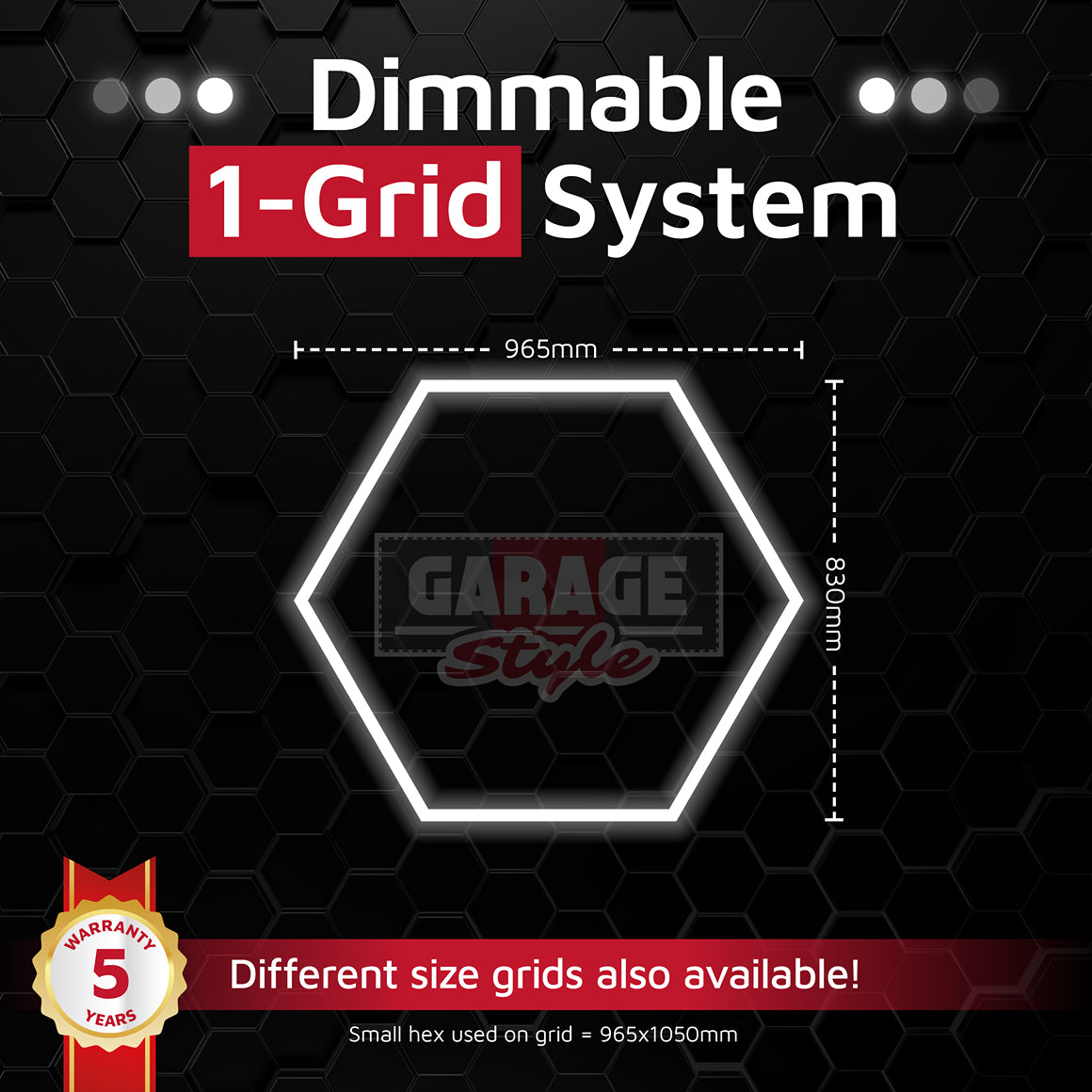 Dimmable Hexagon Lighting System - Single