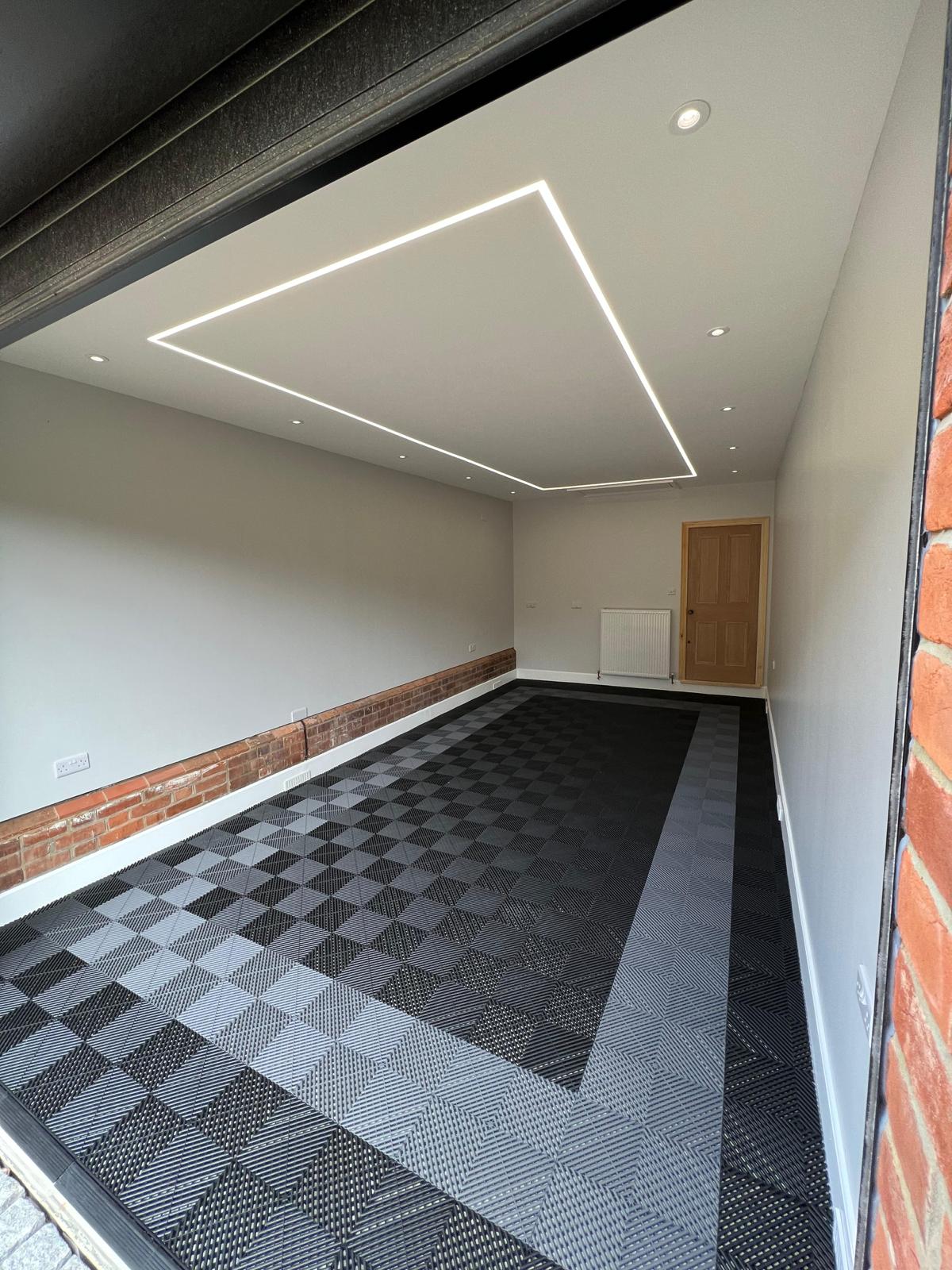 Single Border LED Lighting Grid