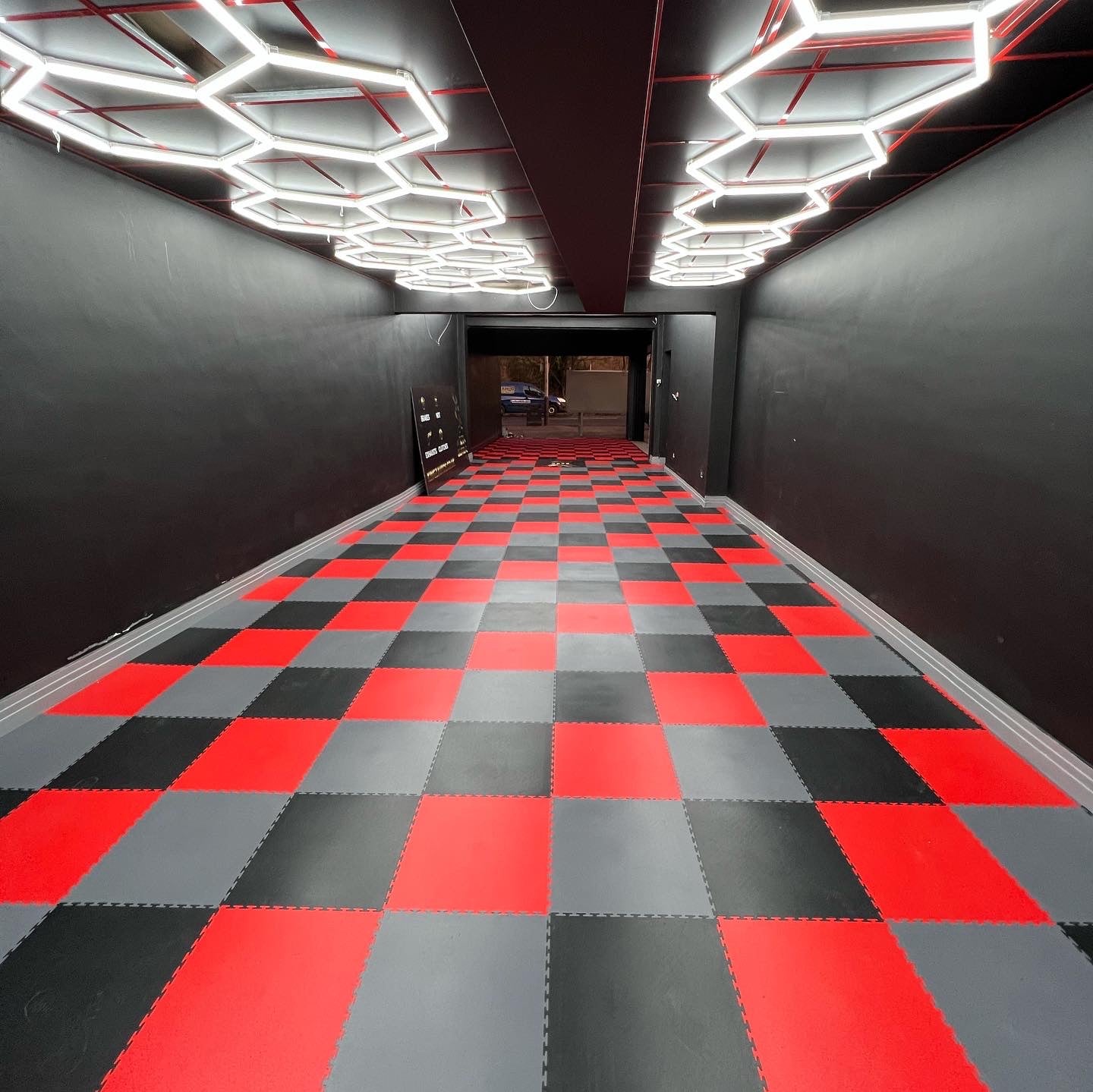 Hexagon Lighting 11 Grid System