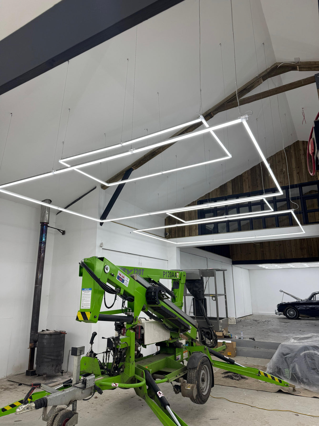 Single Border LED Lighting Grid