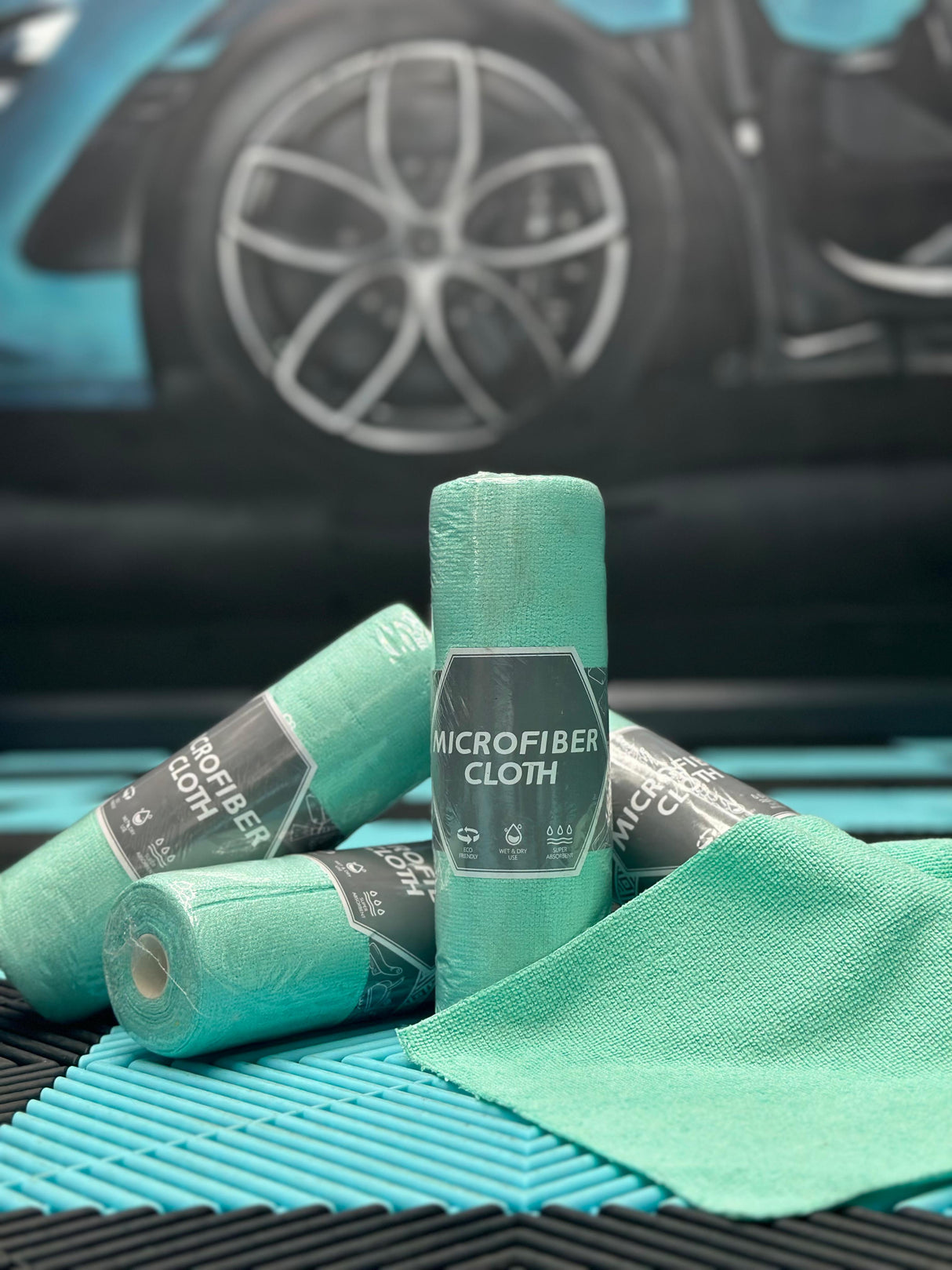 Tear Off Microfibre Cloths - 20 Per Roll