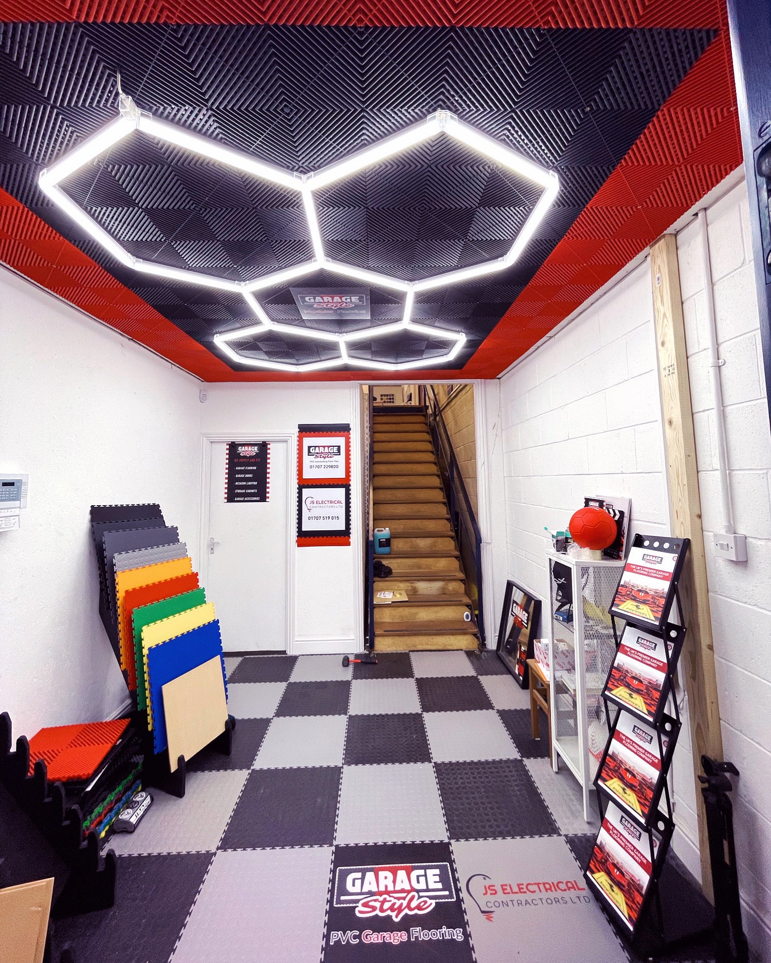 Hexagon Lighting 5 Grid System