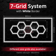 Hexagon Lighting 7 Grid System With Border