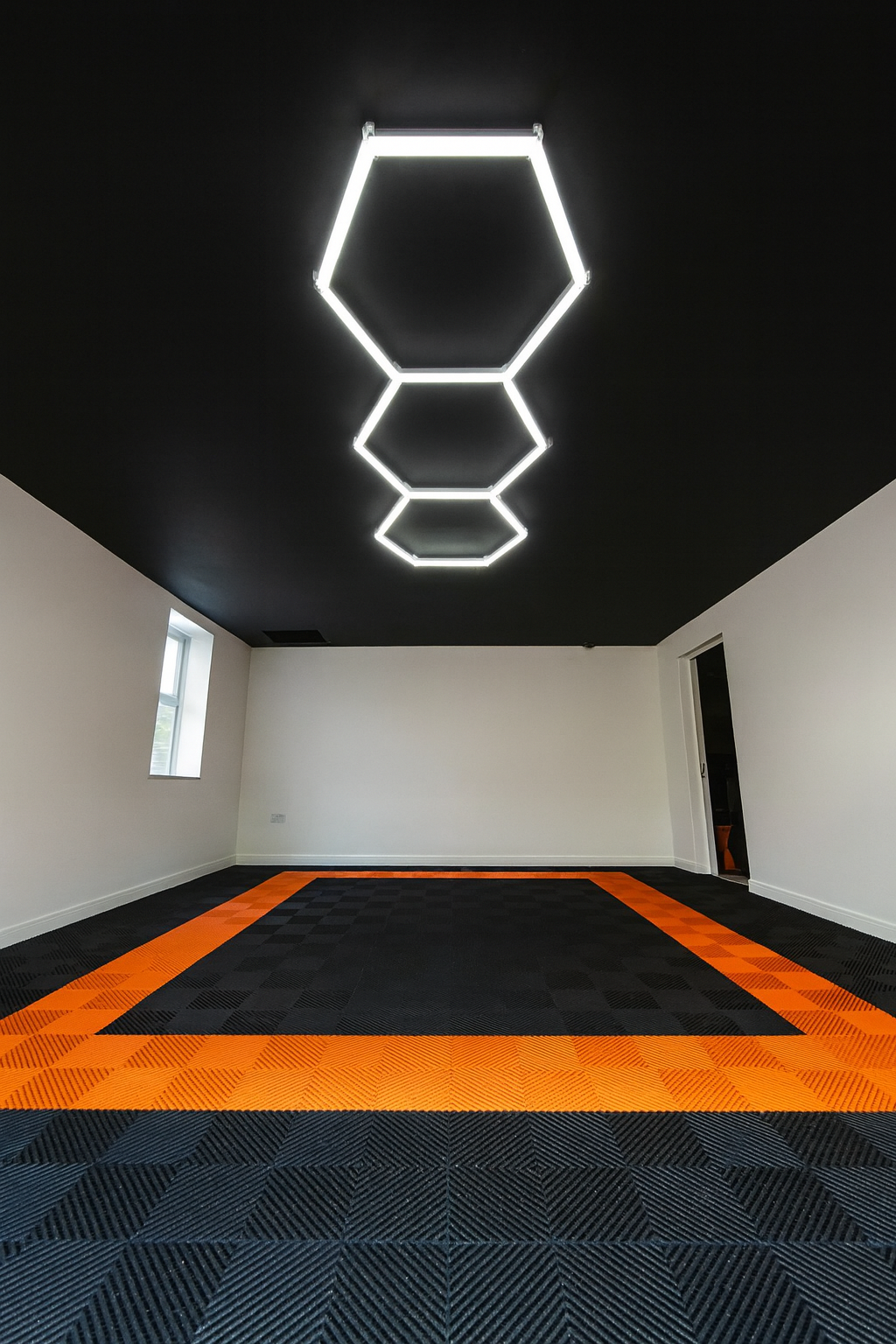 Hexagon Lighting 3 Grid In Line System