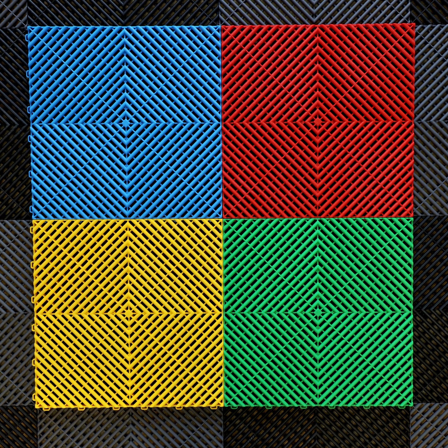 Vented Garage Floor Tiles - Per M2