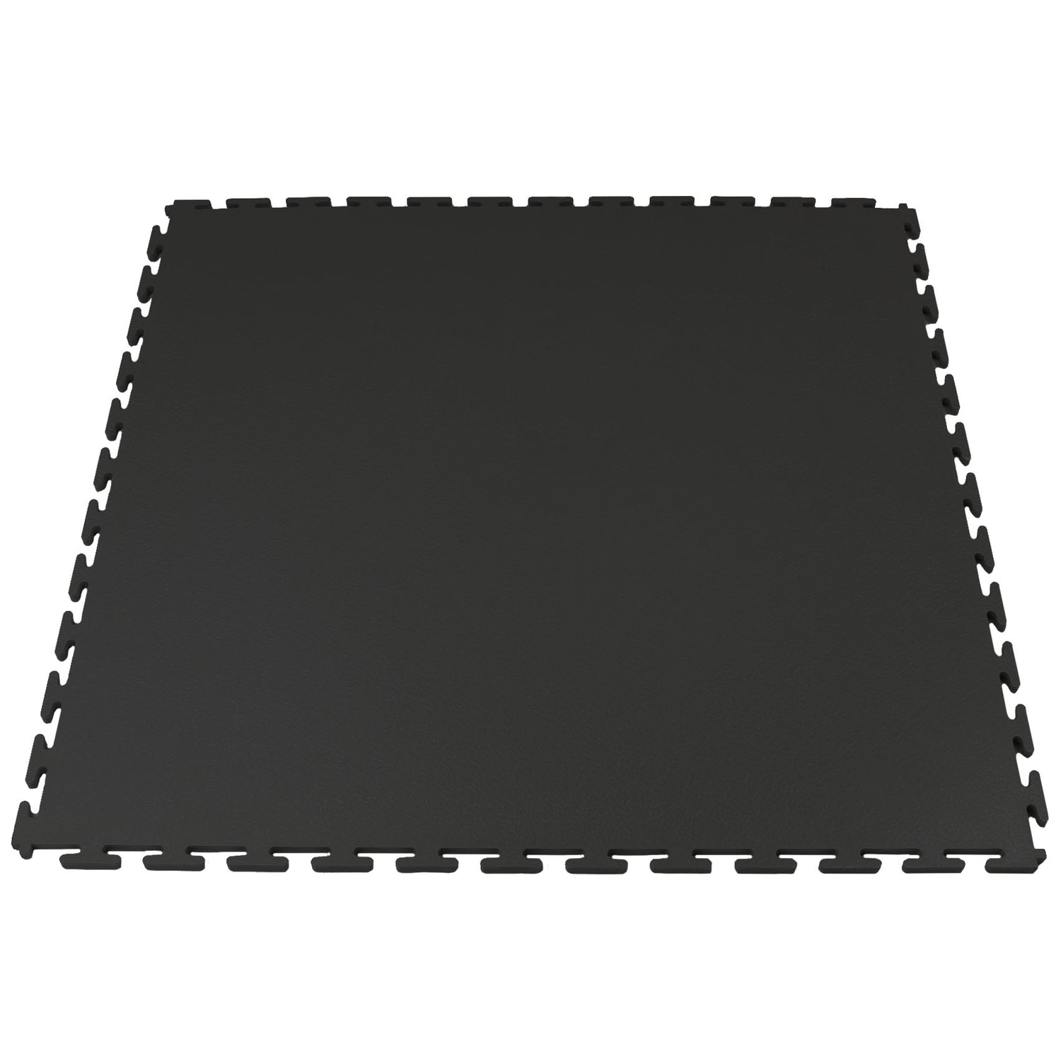 black garage floor tile smooth