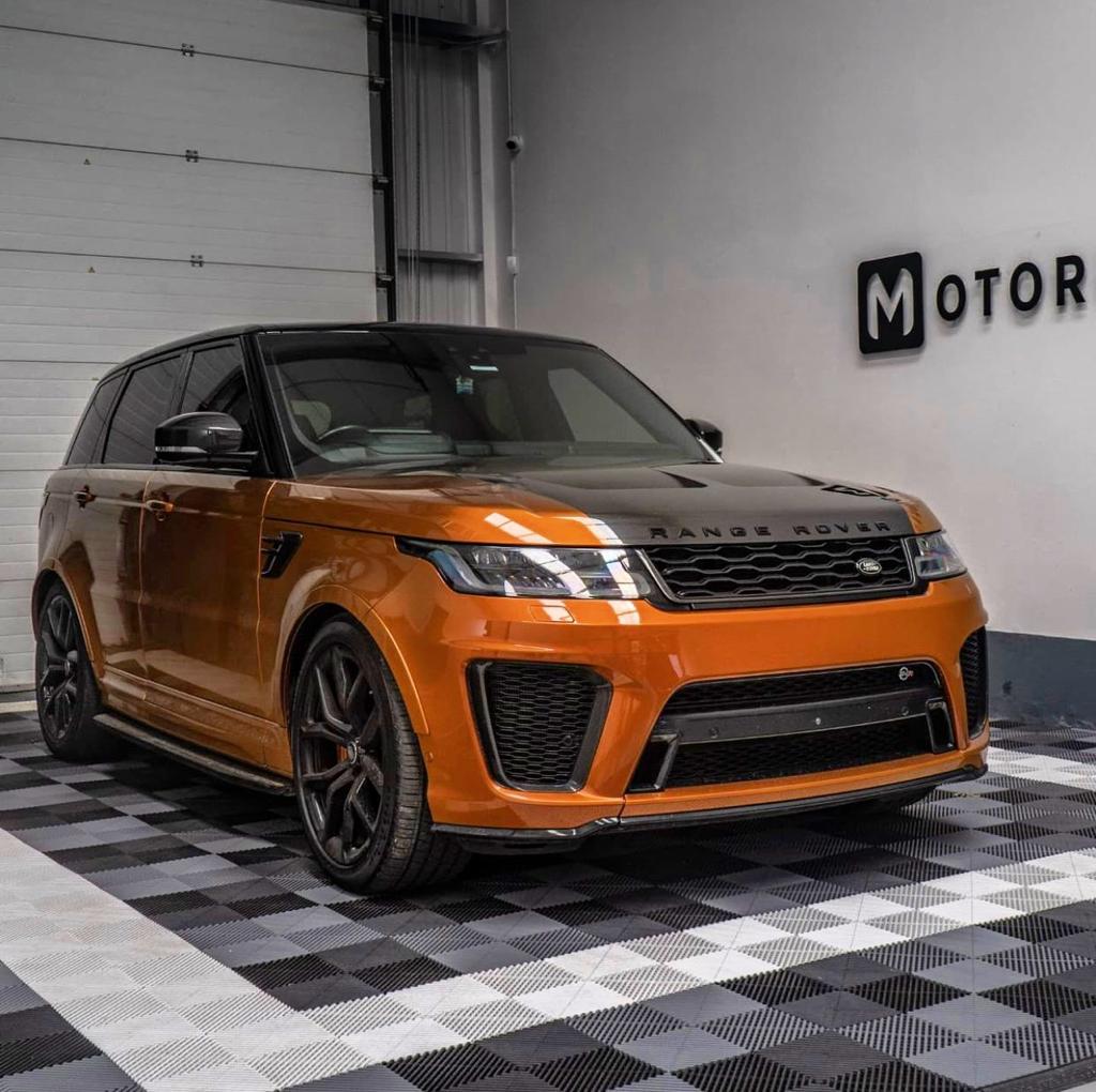 vented garage floor tile for car detailing bay