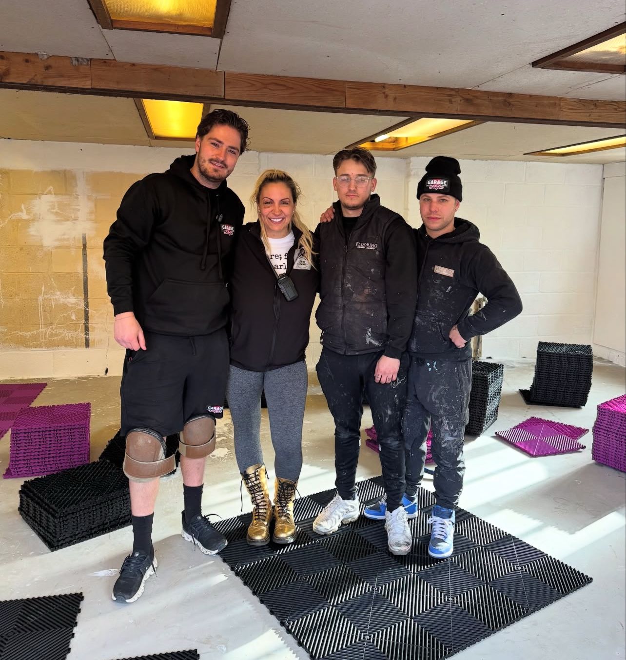 Garage Style Transforms Jodie Marsh’s Dream Gym with a Stunning Vented Flooring MakeoverGarage Style Transforms Jodie Marsh’s Dream Gym with a Stunning Vented Flooring Makeover