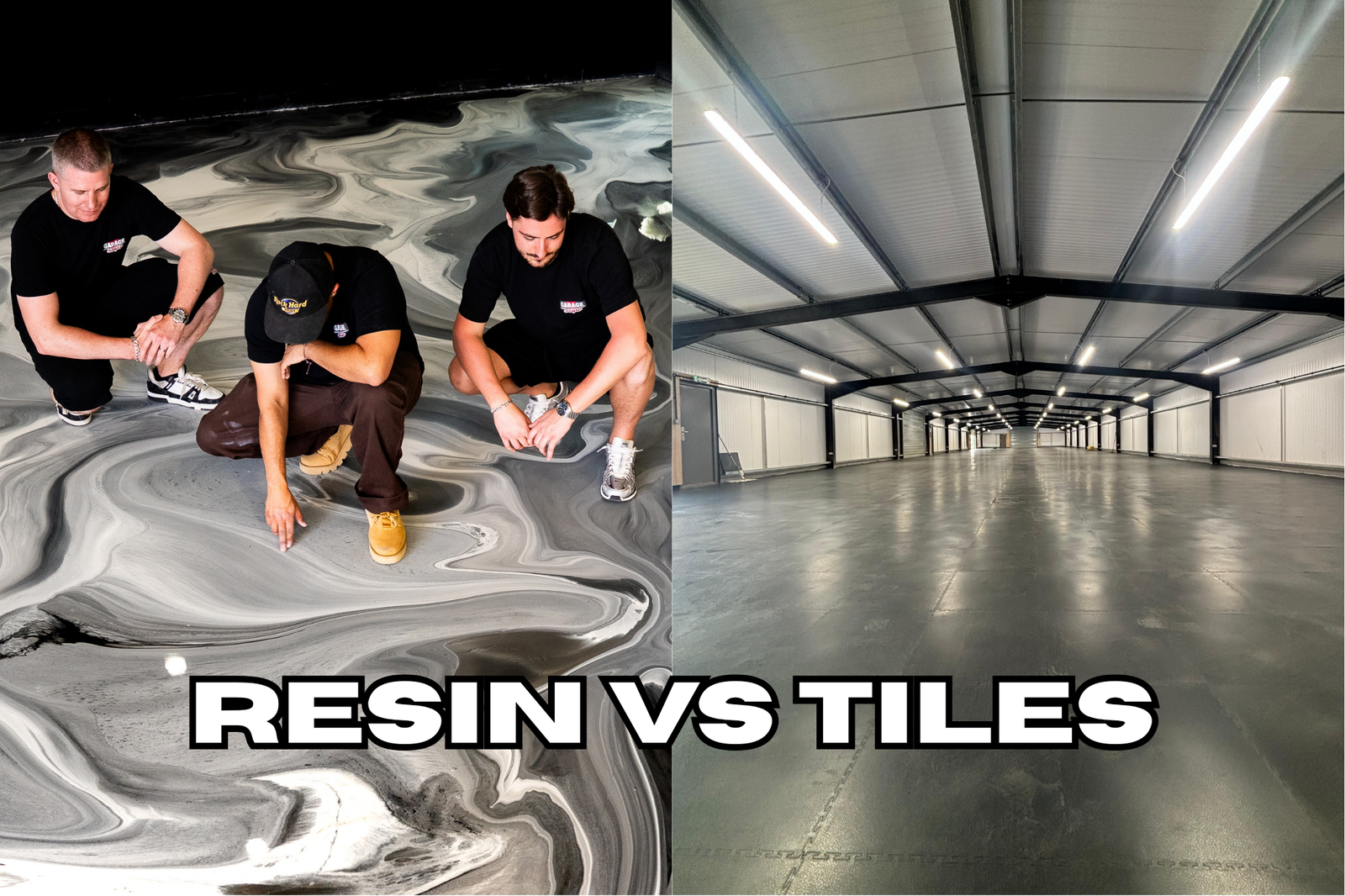 Metallic Epoxy Resin vs Interlocking Floor Tiles