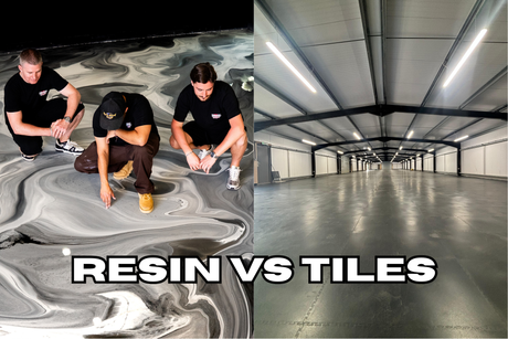 Metallic Epoxy Resin vs Interlocking Floor Tiles