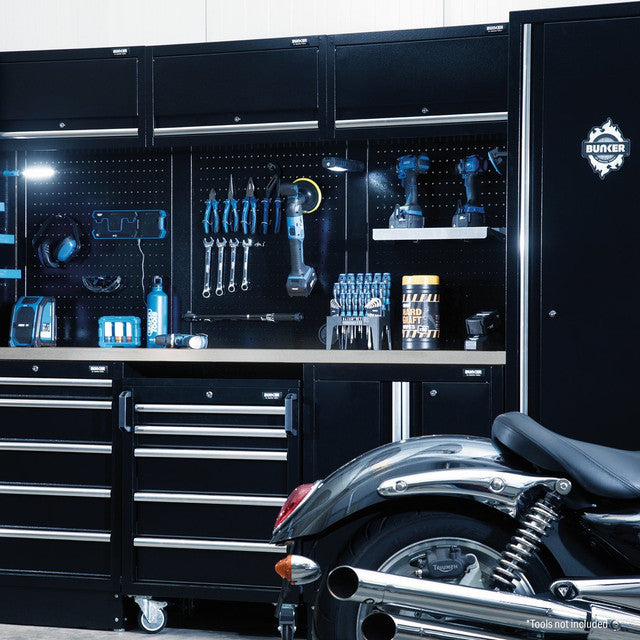 BUNKER® Modular Storage Combo with Stainless Steel Worktop (16 Piece)