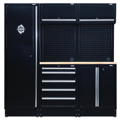 BUNKER® Modular Storage Combo with Hardwood Worktop (11 Piece)