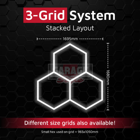 Hexagon Lighting 3 Grid Cluster System