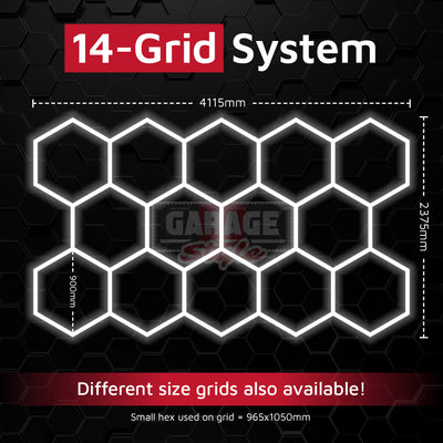 Hexagon Lighting 14 Grid System