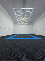 Hexagon Lighting 15 Grid System With Border