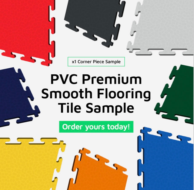 PVC Garage Floor Tile Sample Coaster