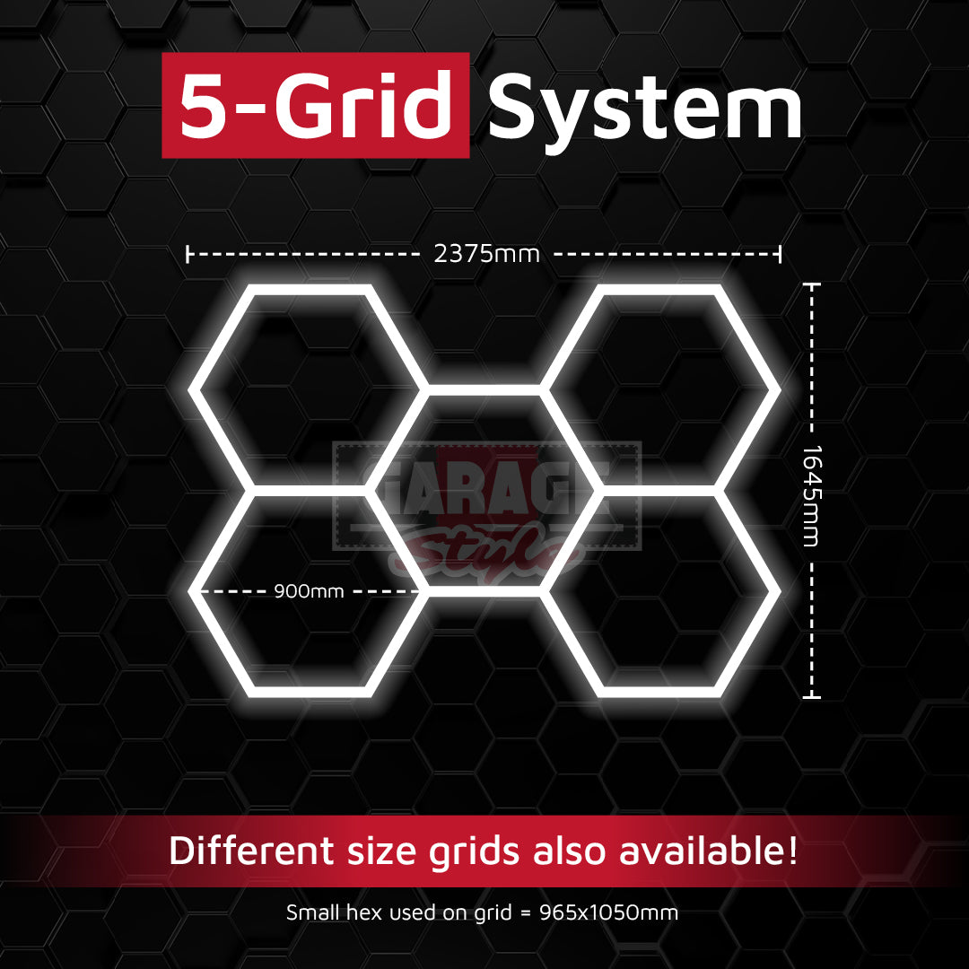 Hexagon Lighting 5 Grid System