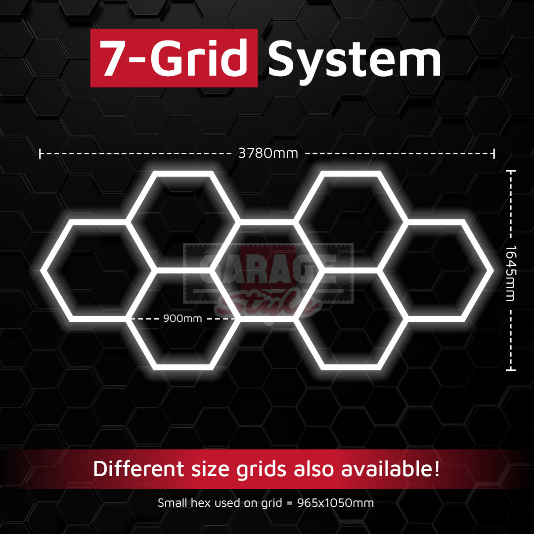 Hexagon Lighting 7 Grid System