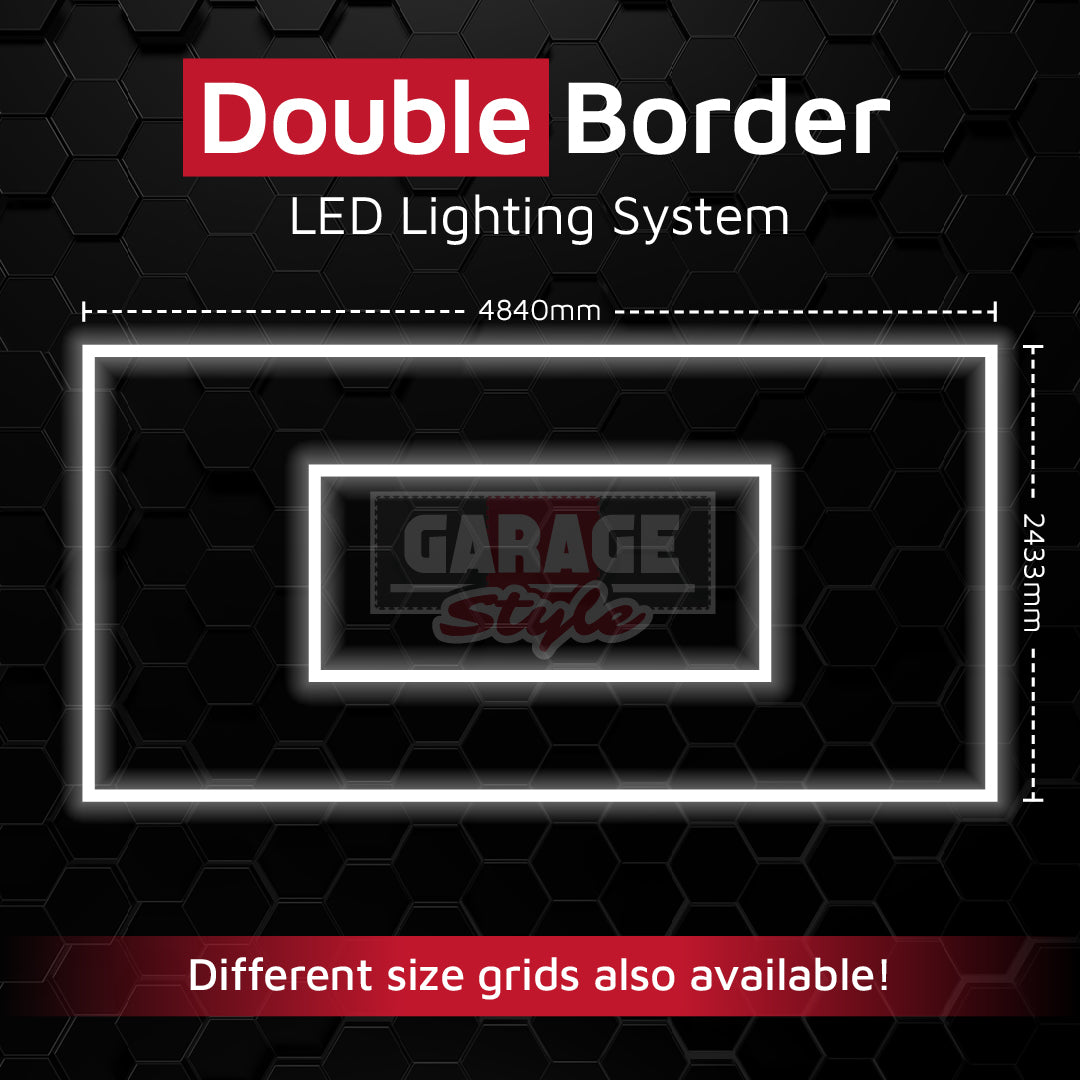 Double Border LED Lighting Grid