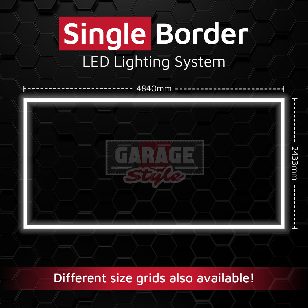 Single Border LED Lighting Grid