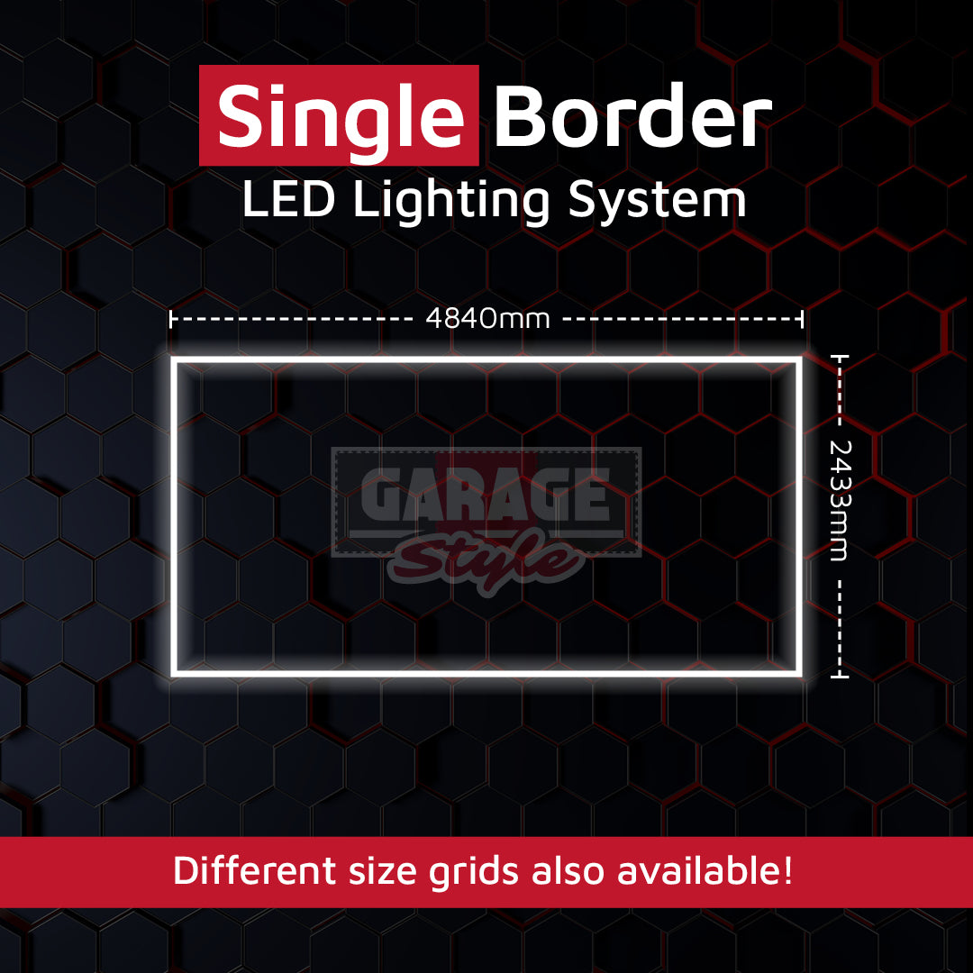 Single Border LED Lighting Grid