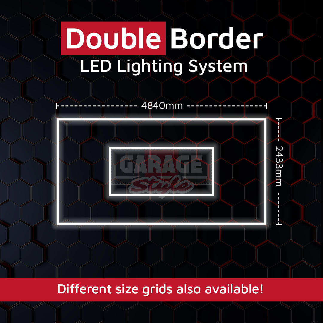 Double Border LED Lighting Grid