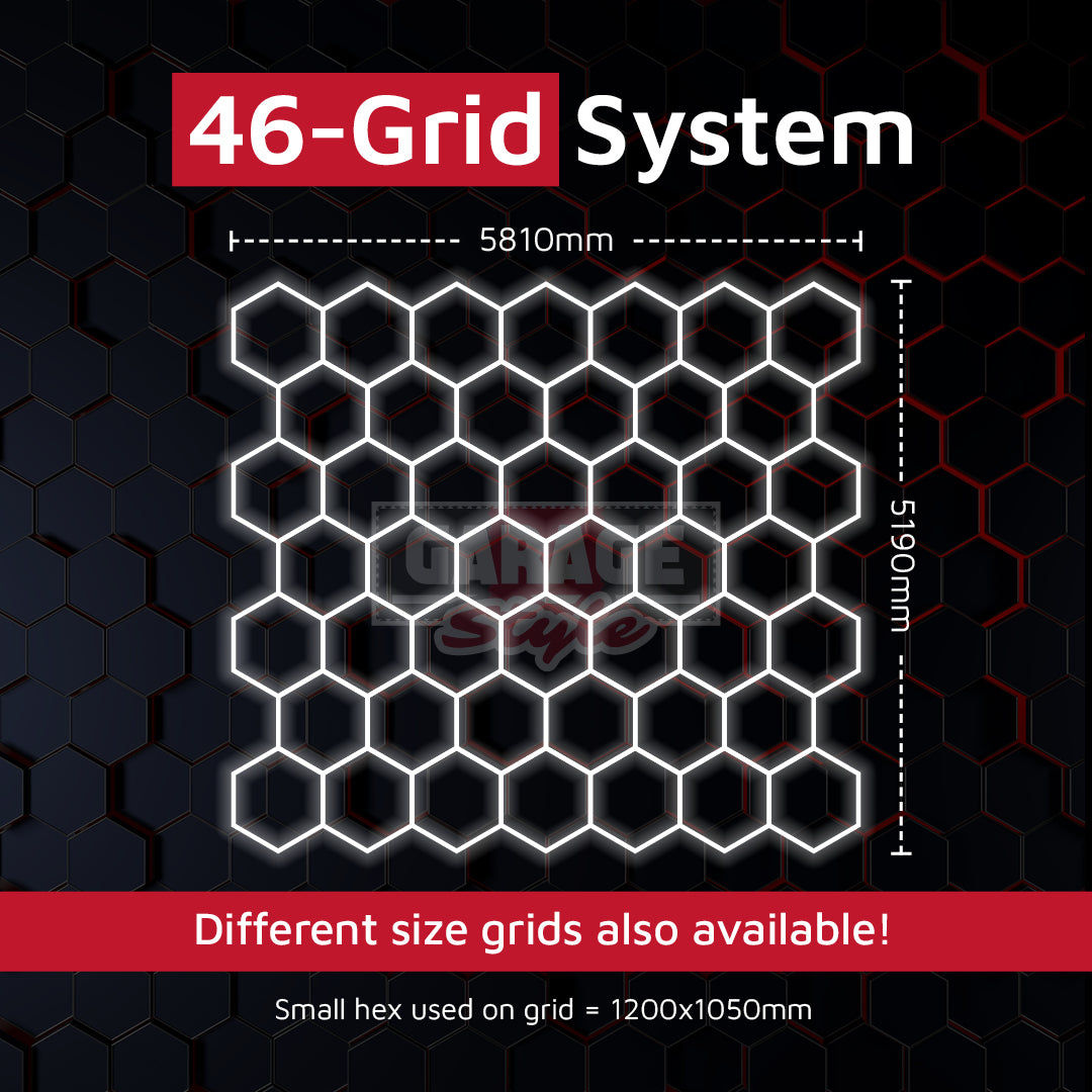 Hexagon Lighting 46 Grid System