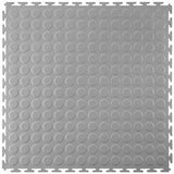 Light Grey Garage Floor Tile Premium Raised Disc