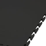 black garage floor tile smooth
