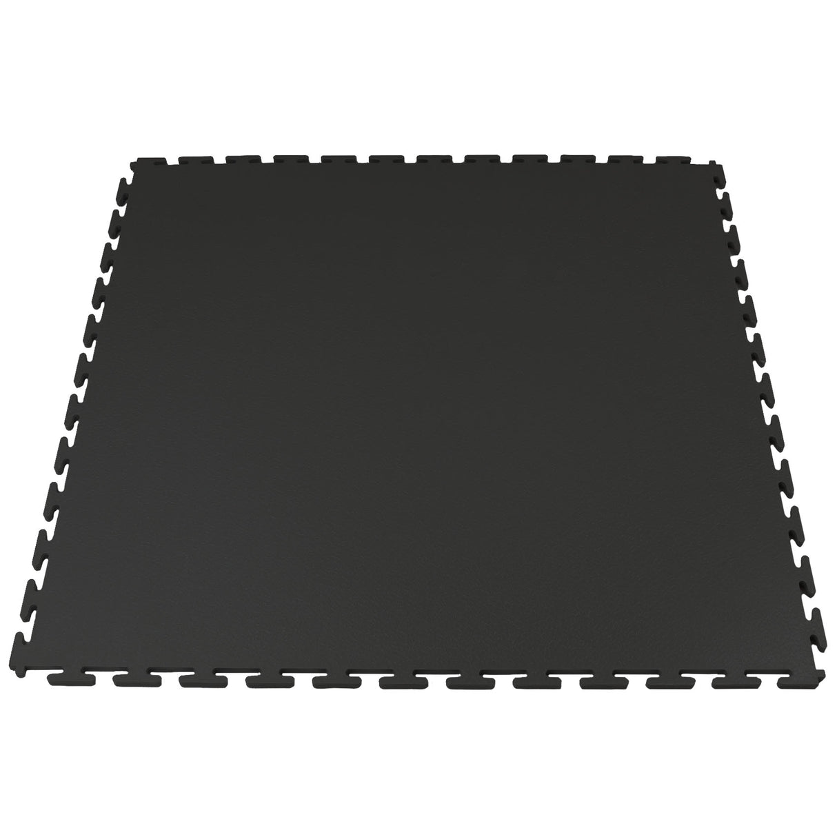 black garage floor tile smooth