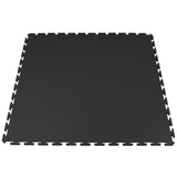 black garage floor tile smooth