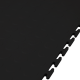 Black Garage Floor Tile Premium Raised Disc