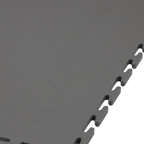 dark grey garage floor tile smooth