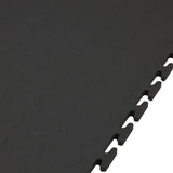 Graphite Garage Floor Tile Premium Raised Disc