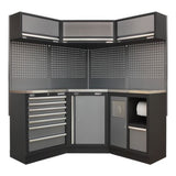 Sealey Corner Solution Cabinet Set APMSSTACK08SS - Superline Pro Range