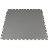 Light Grey Garage Floor Tile Premium Raised Disc