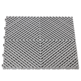 light grey vented garage floor tile