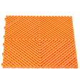 orange vented garage floor tile