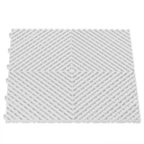white vented garage floor tile