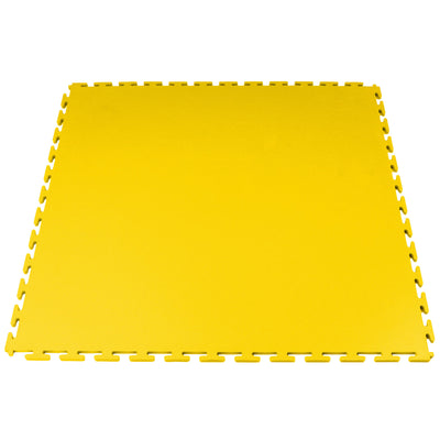 yellow garage floor tile smooth