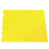 yellow vented garage floor tile